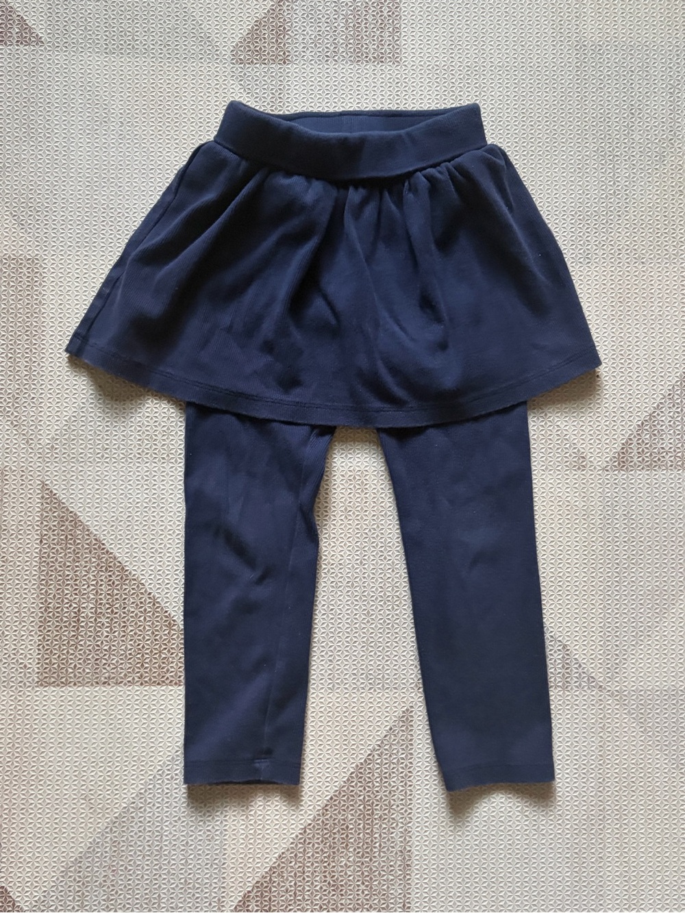 GAP Ribbed Skirt Leggings - Tapestry Navy (4T)